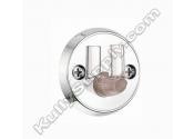 Alsons AL5001PK Clear Pin Wall Mount - Chrome
