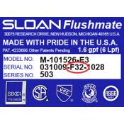 Flushmate Parts by Serial Number