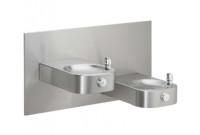 Elkay EHWM17C NON-REFRIGERATED Heavy Duty Vandal-Resistant In-Wall Dual Drinking Fountain
