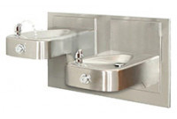 Haws 1117L Barrier-Free Bi-Level NON-REFRIGERATED Drinking Fountain