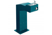 Halsey Taylor 4710EVG Evergreen Steel Pedestal Outdoor Drinking Fountain
