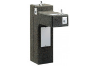 Elkay LK4595SFR Stone Aggregate Sanitary Freeze-Resistant Outdoor Dual Station Drinking Fountain