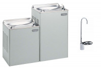 Elkay EWTLA14SFK Stainless Steel Dual Drinking Fountain with Glass Filler