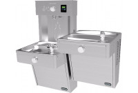 Elkay EZH2O VRCTLR8WSK Heavy Duty Vandal-Resistant Dual Drinking Fountain with Bottle Filler