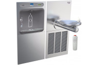 Elkay EZH2O LZWS-SFGRN8K w/LRPBGRNM8K Bottle Filling Station