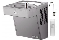 Halsey Taylor HVRGRN8-GFWF GreenSpec Filtered Vandal-Resistant Drinking Fountain with Glass Filler