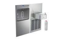 Elkay EZH2O LZWS-SS8K Filtered w/LNFEM8K Bottle Filling Station