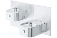 Elkay EDFP217FPK Freeze Resistant NON-REFRIGERATED In-Wall Dual Drinking Fountain with Vandal-Resistant Bubbler