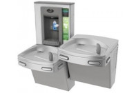 Oasis PG8SBFSL Stainless Steel Dual Drinking Fountain with Manual Bottle Filler