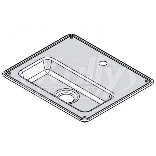 T&S Brass 010123-45 Drip Pan (Stainless Steel)