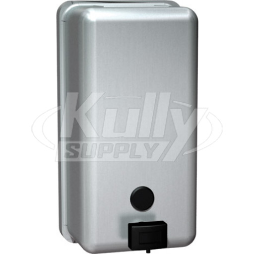 ASI 0347 Horizontal Liquid Soap Dispenser, Surface Mounted