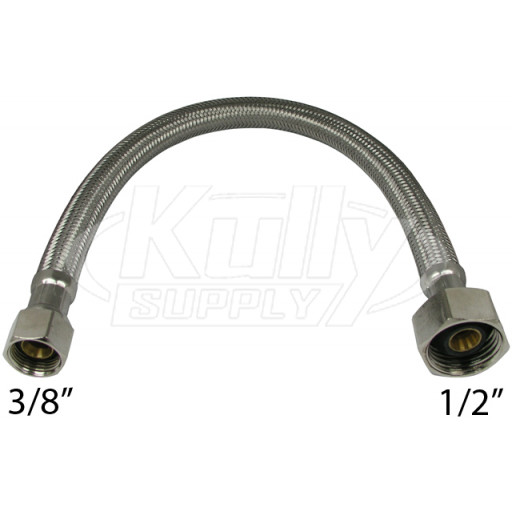 Stainless Steel Faucet Supply Line 12"