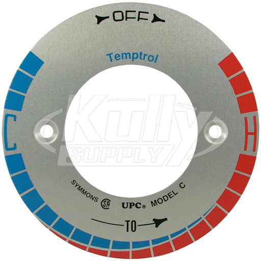 Symmons T-29CT2 Temptrol Dial No Volume Control