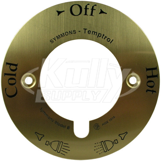 Symmons T-29A-BRS Temptrol Brass Dial (Discontinued)