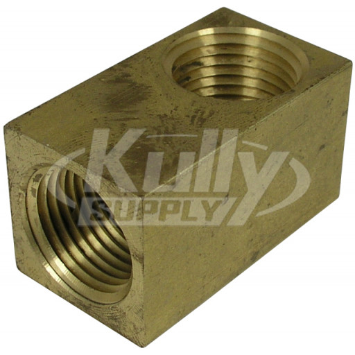 T&S Brass 006895-20 Short Elbow, 1/2" NPT Female X Female