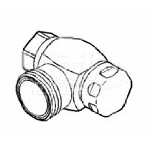 Sloan NH-710-AG Naval Brass NPTF Inlet (for Ground Joint Tail 3/4")