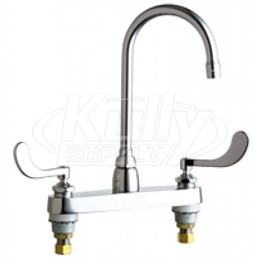 Chicago 1100-G2E3-317AB Hot and Cold Water Sink Faucet
