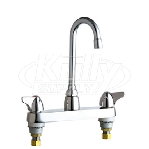 Chicago 1100-GN1AE3ABCP Hot and Cold Water Sink Faucet