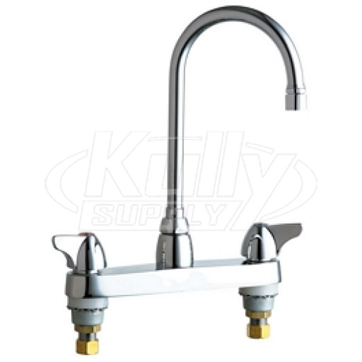 Chicago 1100-GN2AE3VXKAB Hot and Cold Water Sink Faucet