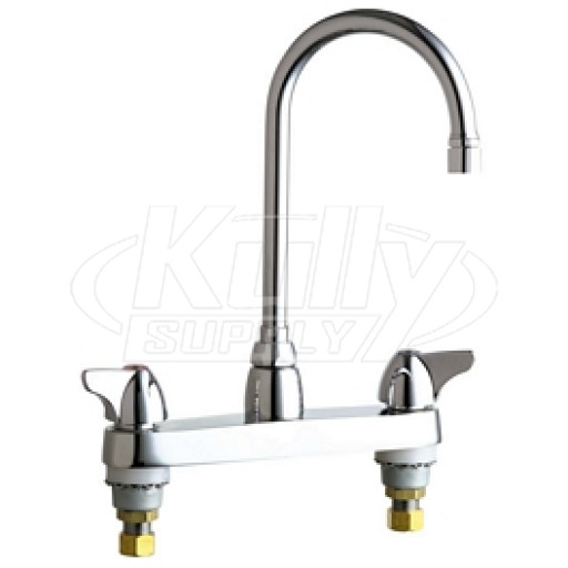 Chicago 1100-GN2AE3XKABCP Hot and Cold Water Sink Faucet