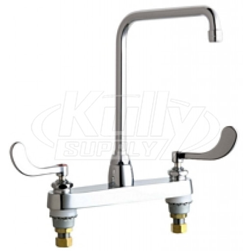 Chicago 1100-HA8-317XKABCP Hot and Cold Water Sink Faucet
