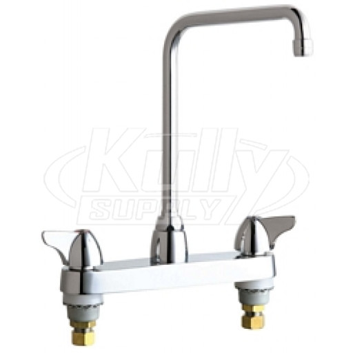 Chicago 1100-HA8AE35ABCP Hot and Cold Water Sink Faucet