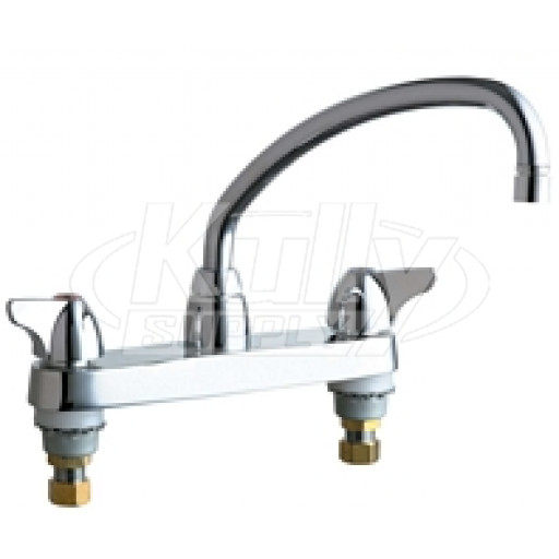 Chicago 1100-L9VPAXKABCP Hot and Cold Water Sink Faucet