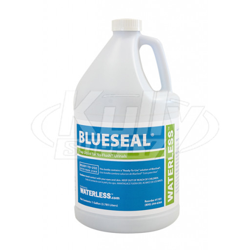 Waterless 1101 BlueSeal Trap Liquid, 1 Gallon Bottle