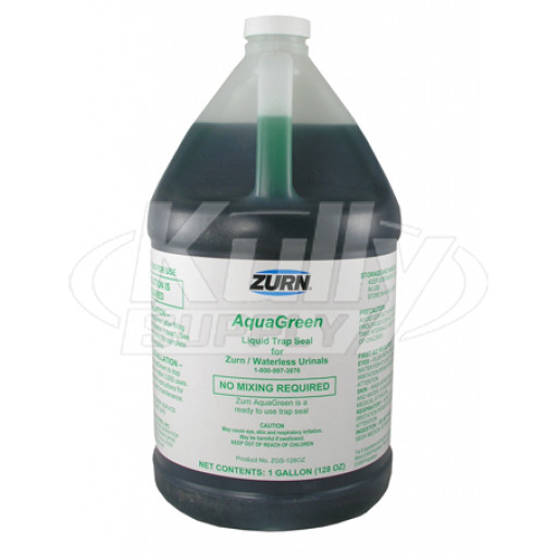 Zurn ZGS-128OZ AquaGreen Waterless Urinal Sealant (1 Gallon Bottle)