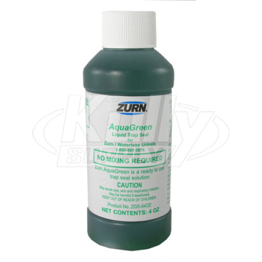 Zurn ZGS-4OZ AquaGreen Waterless Urinal Sealant (4 oz. Bottle)