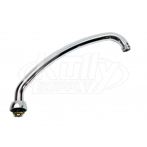 Chicago L9LESSE3JKCP 9-1/2" C-C Swing Spout Less Aerator Outlet