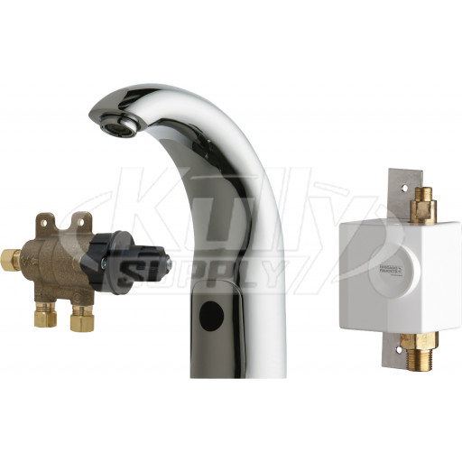 Chicago 116.972.AB.1 HyTronic Traditional Sink Faucet with Dual Beam Infrared Sensor