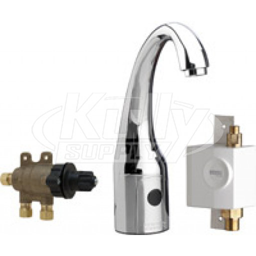 Chicago 116.977.AB.1 Hytronic Curve Lavatory Faucet