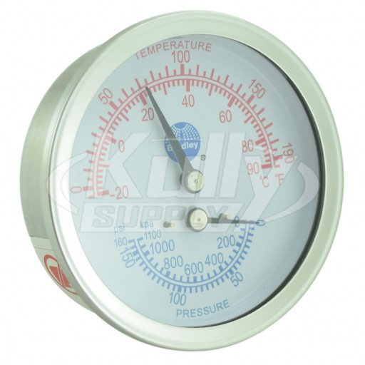 Bradley 269-1860 Temperature/Pressure Gauge