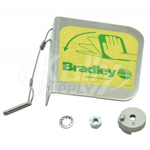 Bradley S30-087 Stainless Steel Eyewash Handle Assembly