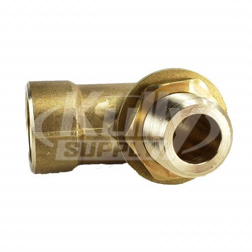 T&S Brass 00LL 3/4" NPT Inlet Elbow (Male x Female) Big-Flo