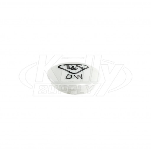 T&S Brass 209L-DW White Snap-In Handle Index "DW"