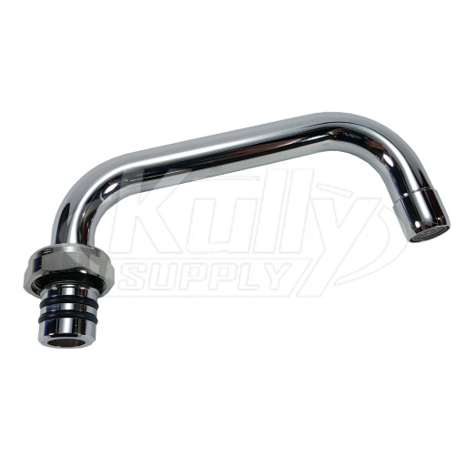 T&S Brass 5SP-06 Nozzle, Swing, 6" Length, 3/4-27 Aerator Outlet