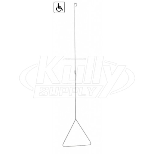 Bradley 128-156C Drench Shower Pull Rod 48"