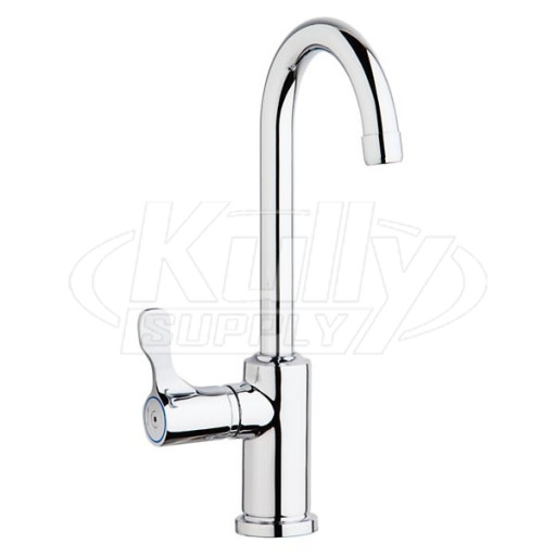 Elkay LKDVR208513L Single Hole, Single Lever Hospitality Faucet -Vandal Resistant 
