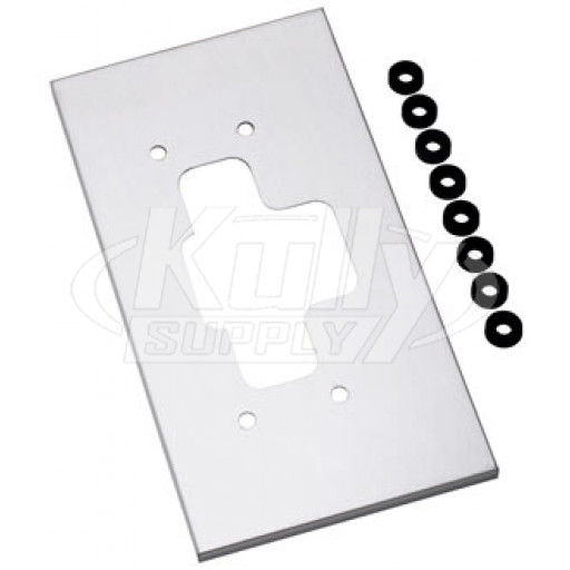 Haws BP7 Back Panel Satin Stainless Steel