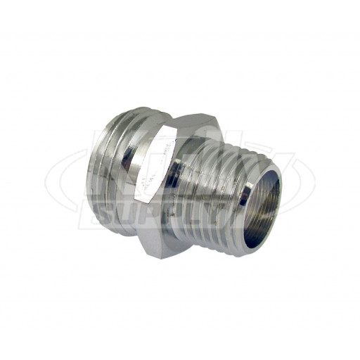 T&S Brass 005224-25 Adapter, 3/4-11.5Nh Male X 1/2" NPT Male