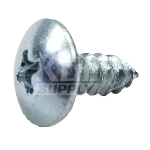 Acorn 0124-010-000 #10 X 1/2" Phillips Round Head Self Tapping Cad Plated Screw (10 Pack)