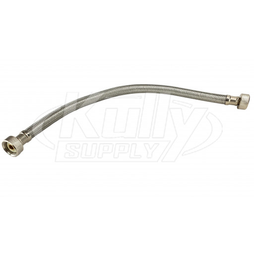 Acorn 2195-015-000 15-3/4" Stainless Steel Braided Hose 1/2" Female X 1/2" Female