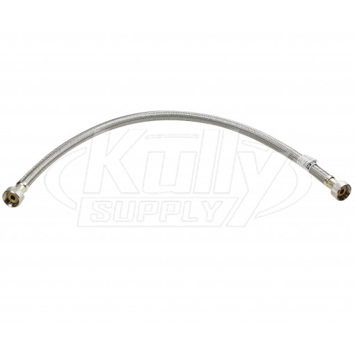 Acorn 2195-024-000 24" Stainless Steel Braided Hose 1/2" Female X 1/2" Female