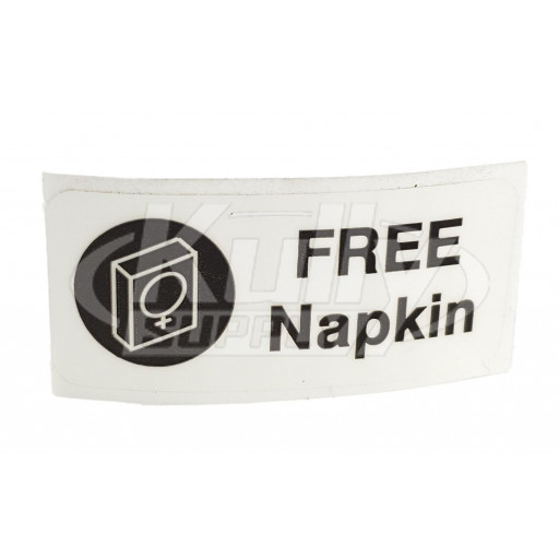 Free Napkin Sticker