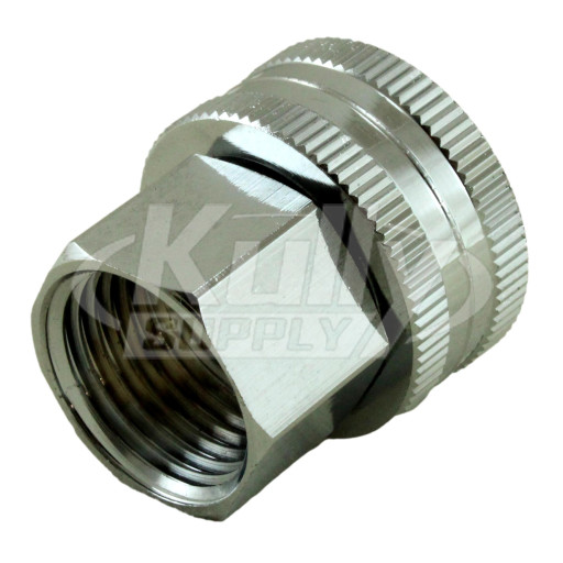 T&S Brass 002957-25 Adapter Garden Hose 1/2" NPT Female X 3/4" Gh Female