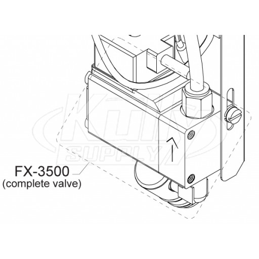 Intersan FX-3500 Istromic Burkert Valve Assembly