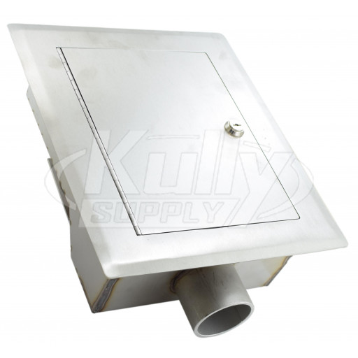 Bradley 7909VB Recessed Hose Box w/Cold Supply