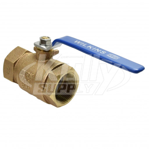 Wilkins 114-850T Ball Valve, 1-1/4" Tap